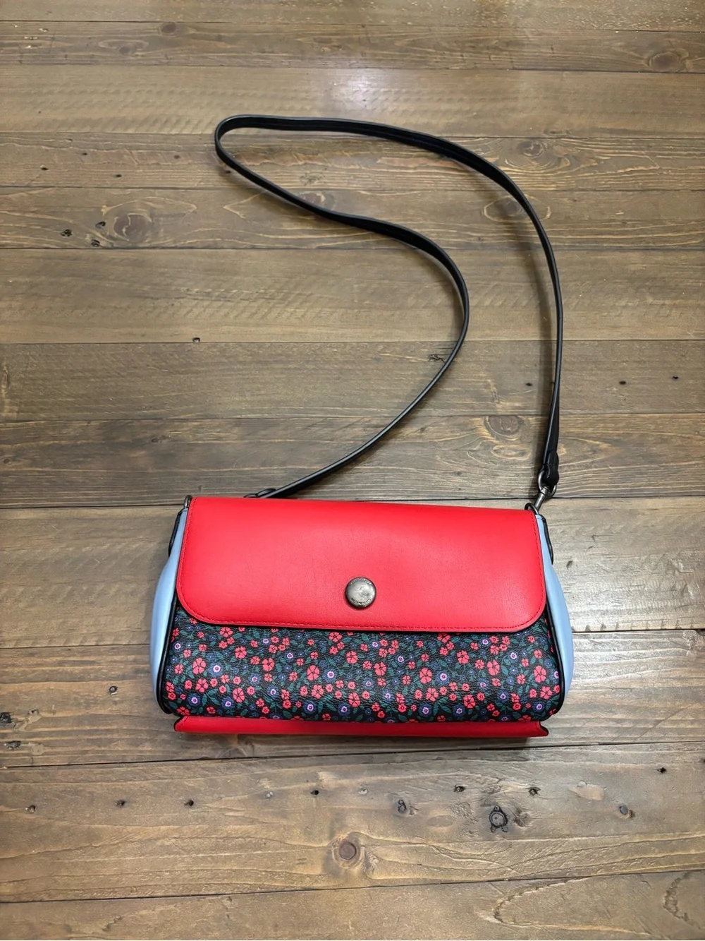 Coach Ranch Floral Reversible Crossbody